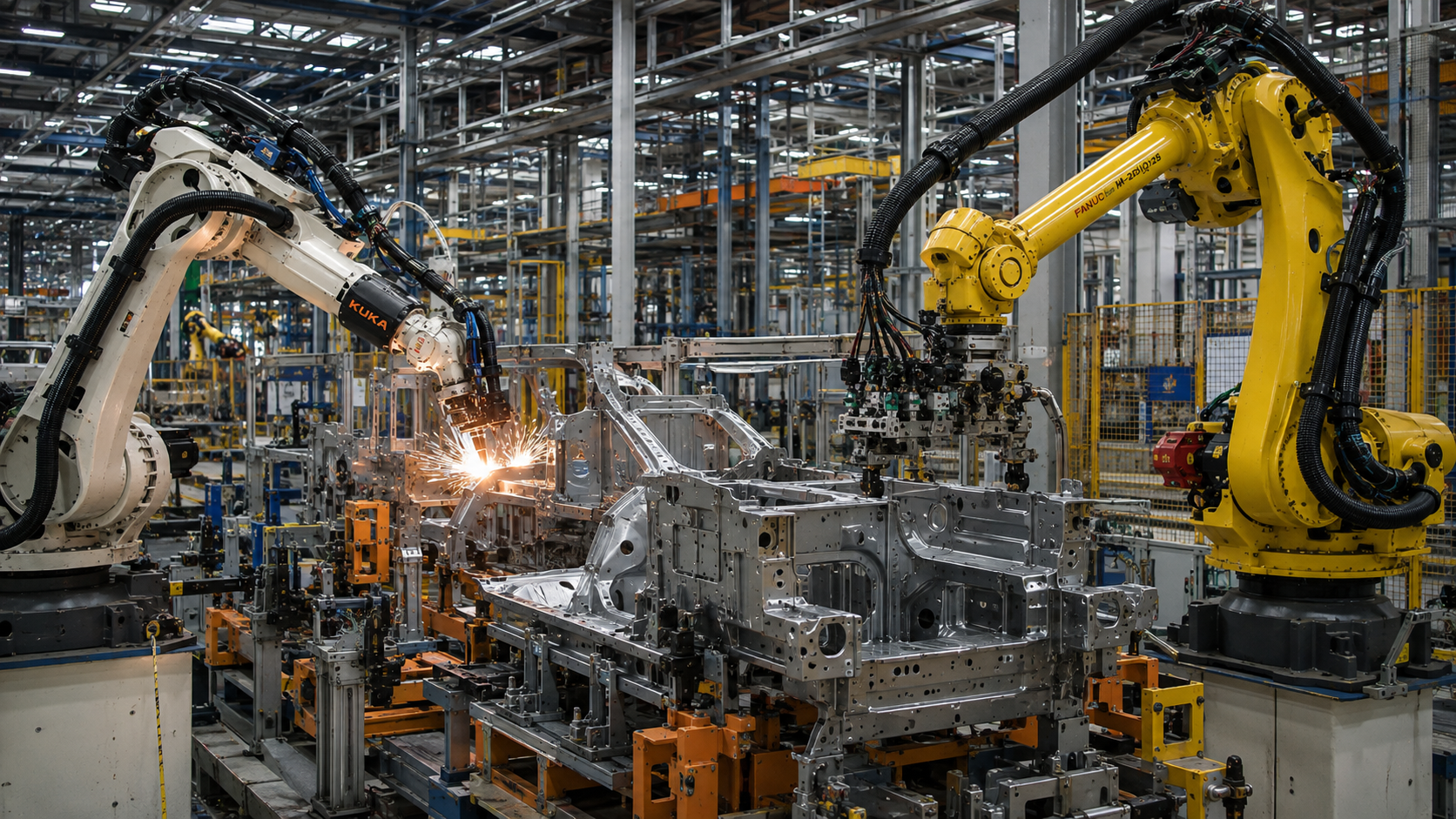 3D-Robotersimulation in Visual Components — Roboterprogrammierung und virtuelle Inbetriebnahme